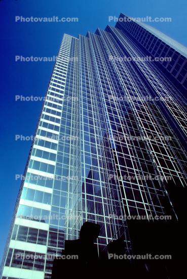 Glass Building Skyscraper, Looking-up