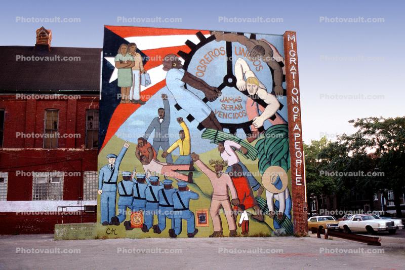 Migration of a People, Mural in Chicago, 1960s