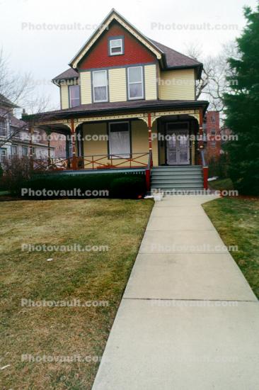 Porch, Home, House, Oak Park