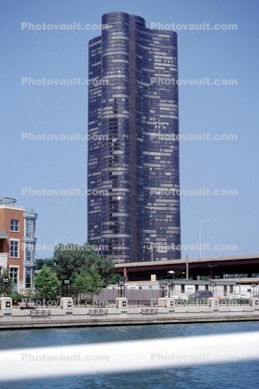 Lake Point Tower, built 1968, 196.6 m High, 1960s, skyscraper, high-rise residential building