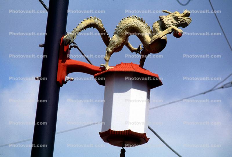 Chinatown, Dragon, Lamp