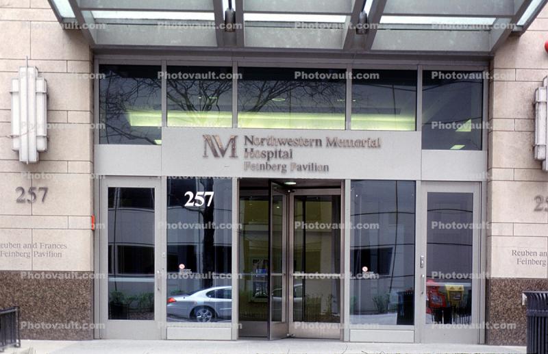Northwestern Memorial Hospital, Glass, Doors