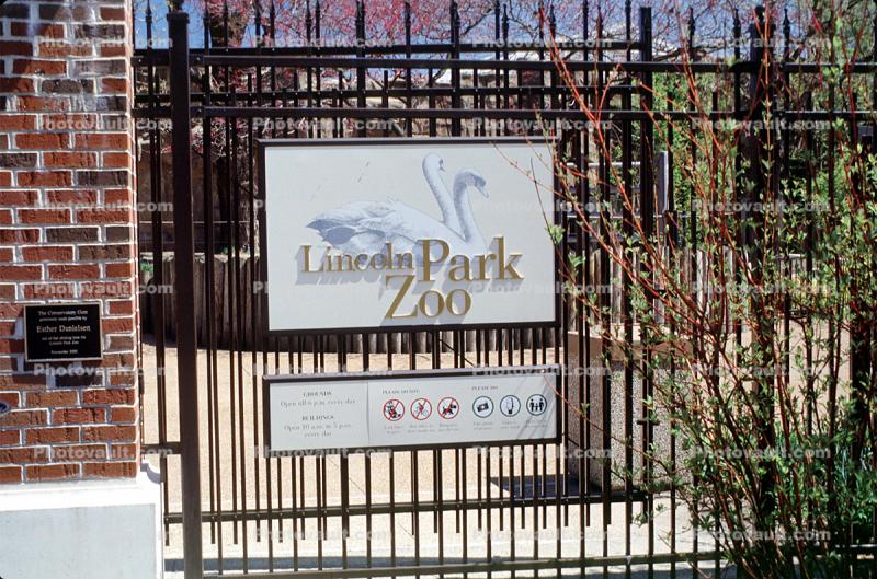 Lincoln Park Zoo Entrance Gate