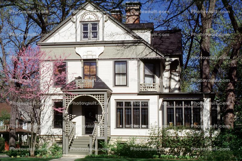 250 Forest Ave, Stick style Victorian house, 1887,  Oak Park
