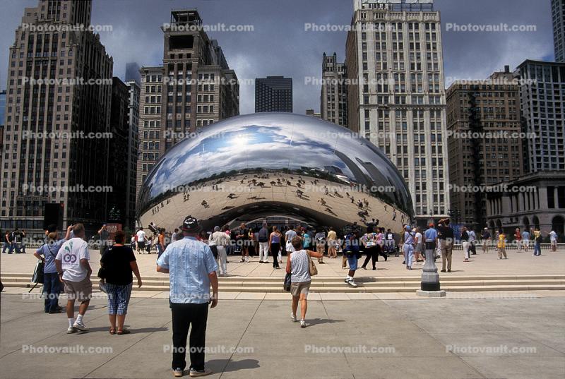 The Bean, Millennium Park Opening Day, July 15 2004