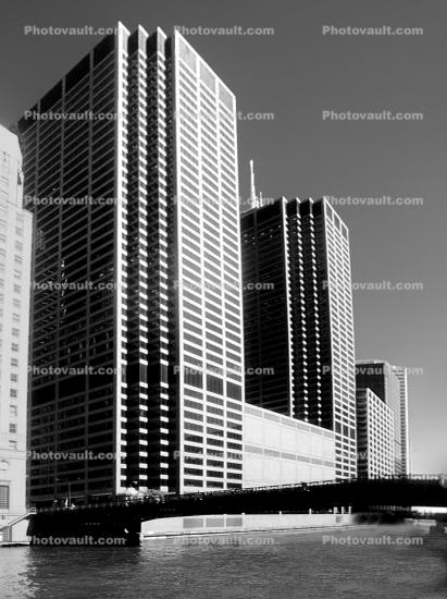 Chicago River, Chicago Mercantile Exchange Center, the Merc, office complex, downtown, skyscraper, building