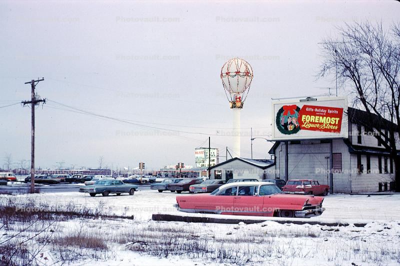 Foremost, Balloon, snow, ice, cold, Car, Automobile, Vehicle, March 1968, 1960s