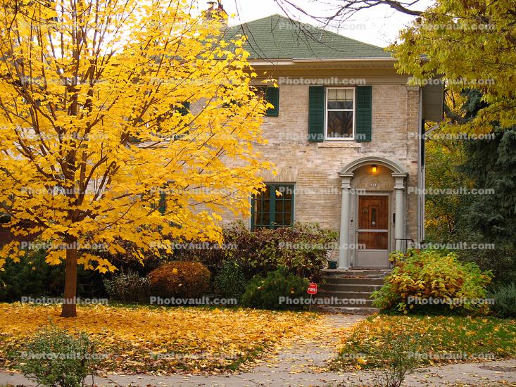 Home, House, Single Family Dwelling Unit, Autumn