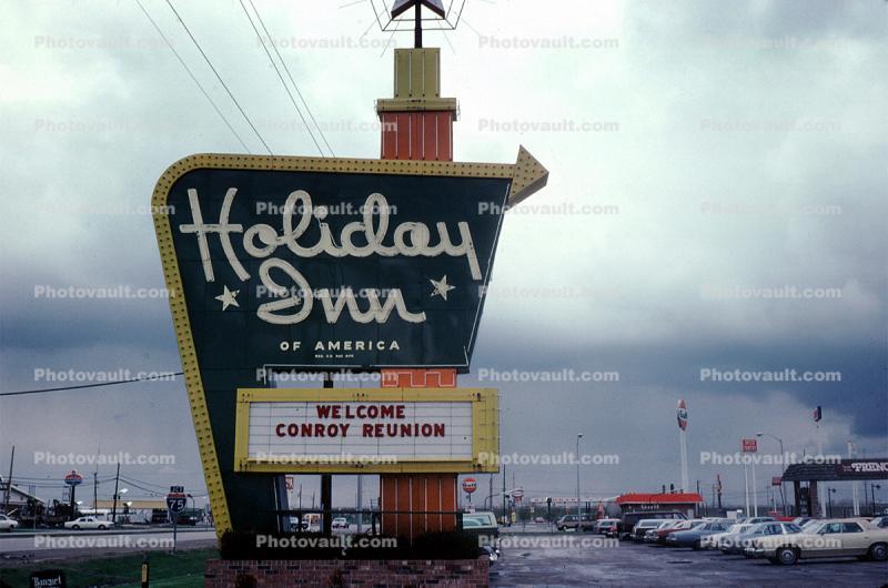 Holiday Inn, sign, signage, Conroy Reunion, 1960s