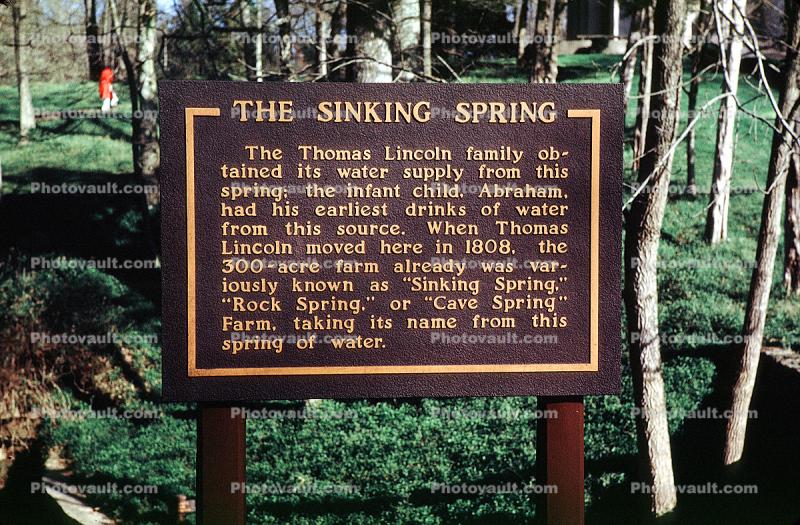 The Sinking Spring, Abraham Lincoln Birthplace National Historical Park