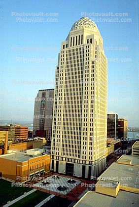 Aegon Center, Cityscape, skyline, building, skyscraper, Downtown, Metropolitan, Metro, Outdoors, Outside, Exterior, Louisville