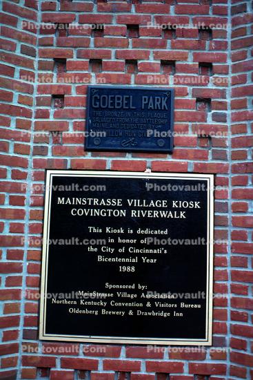Mainstrasse Village Kiosk, Covington Riverwalk