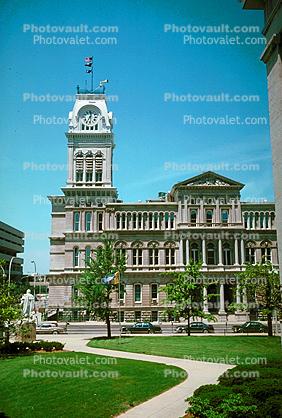 Clock Tower, building, Courthouse, City Hall, Louisville