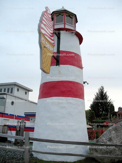 Lighthouse, Ice Cream Shop, Sault Ste. Marie