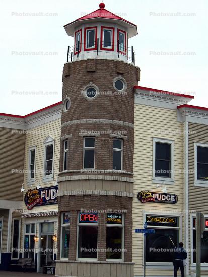 Candy Corner Fudge, building, Mackinaw, Michigan