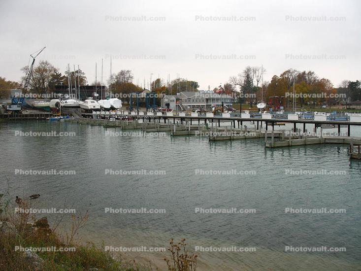 docks, harbor, Port Sanilac, Michigan