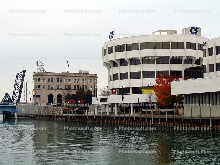 City of Port Huron, Downtown, Building, River, Waterfront