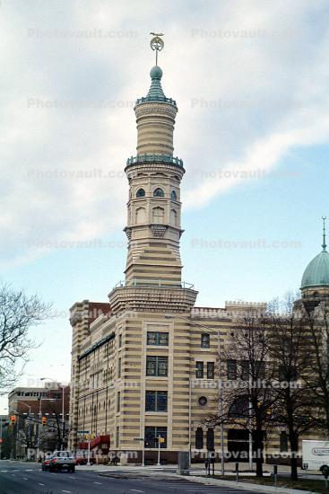 Multifaceted tower, Murat Shrine Club, Spire, Indianapolisk