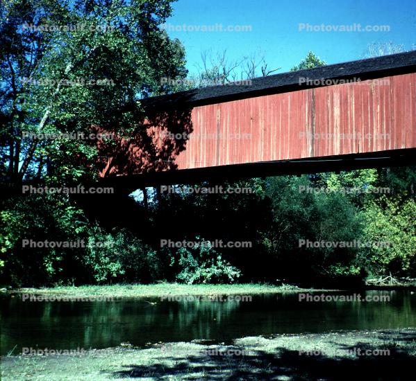 1913, Joseph A. Britton, Cox Ford Bridge, Sugar Creek, Turkey Run State Park, Parke County, 1950s