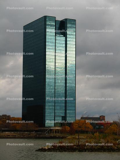 Fifth Third Center at One SeaGate office building, skyscraper, glass, Maumee River