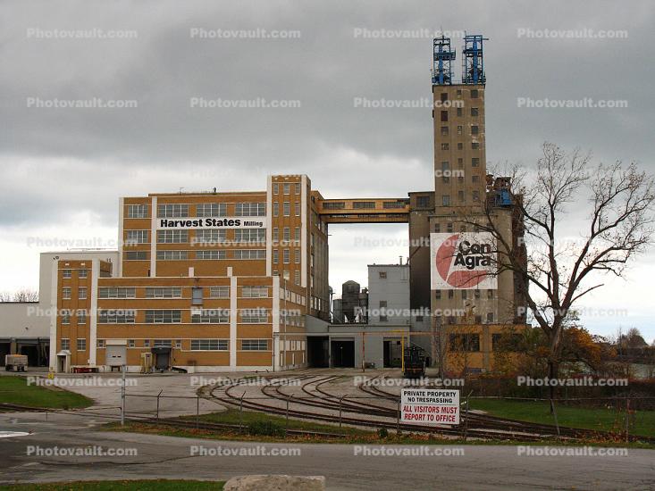 Harvest States Milling, Con Agra, grain warehouse, building, factory, City of Huron