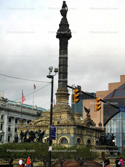 Soldiers and Sailors Monument, Statue, Landmark