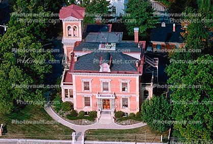 Mansion, Tower, Trees, Cincinnati, 7 September 1997