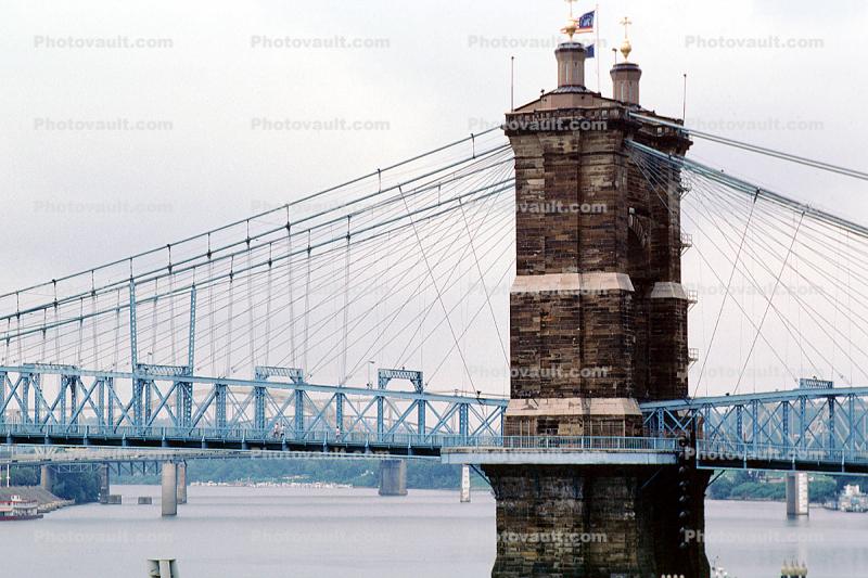 Roebling Suspension Bridge, Landmark, Ohio River, Cincinnati