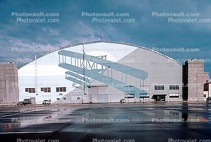 Tribute to the Wright Flyer, building, hangar, Air Force Museum, Dayton