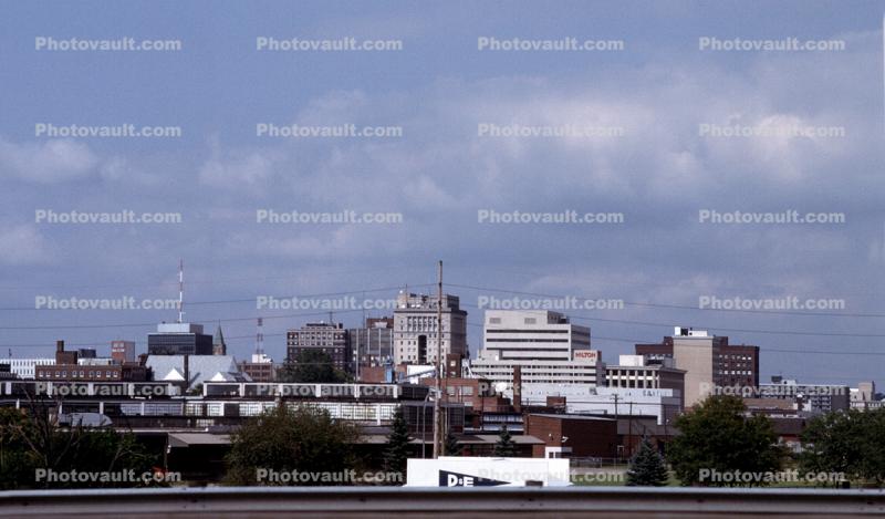 Skyline, Cityscape, Building, Downtown, Canton, 18 September 1997