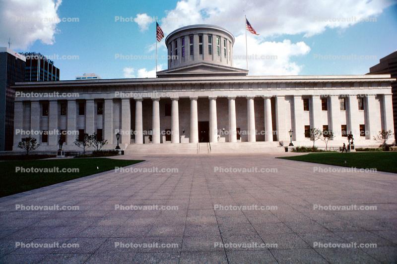 State Capitol, Building, landmark, Columbus, 18 September 1997