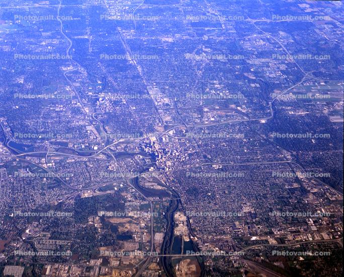 Aerial of Columbus Ohio