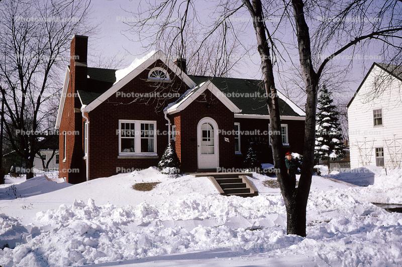 House in the Snow, Winter Scene