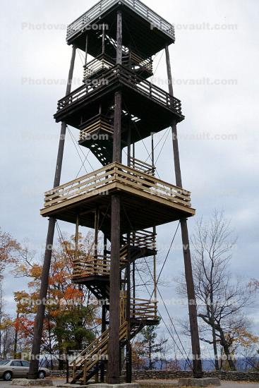 Eagle Tower, lookout , Green Bay Peninsula, Door County, autumn