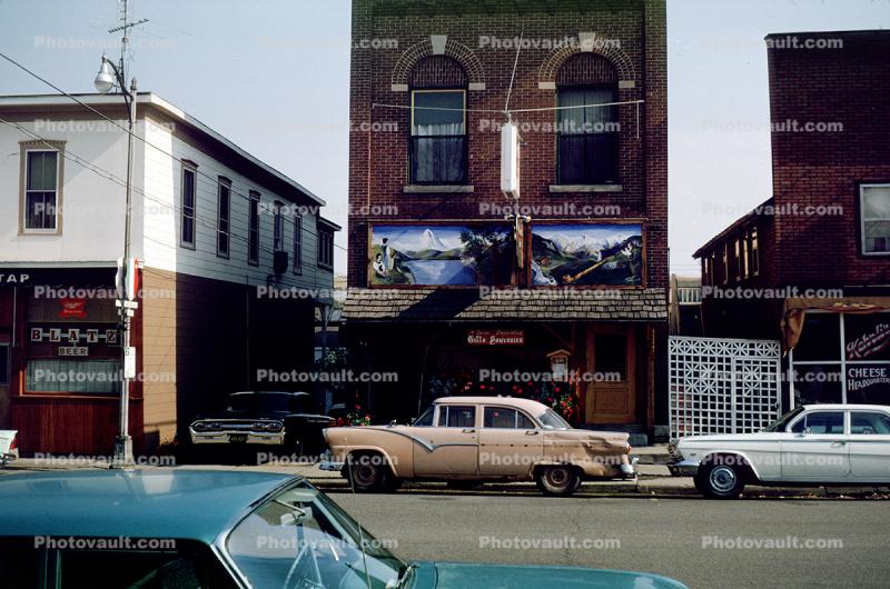 Ford Cars, buildings, 1950s