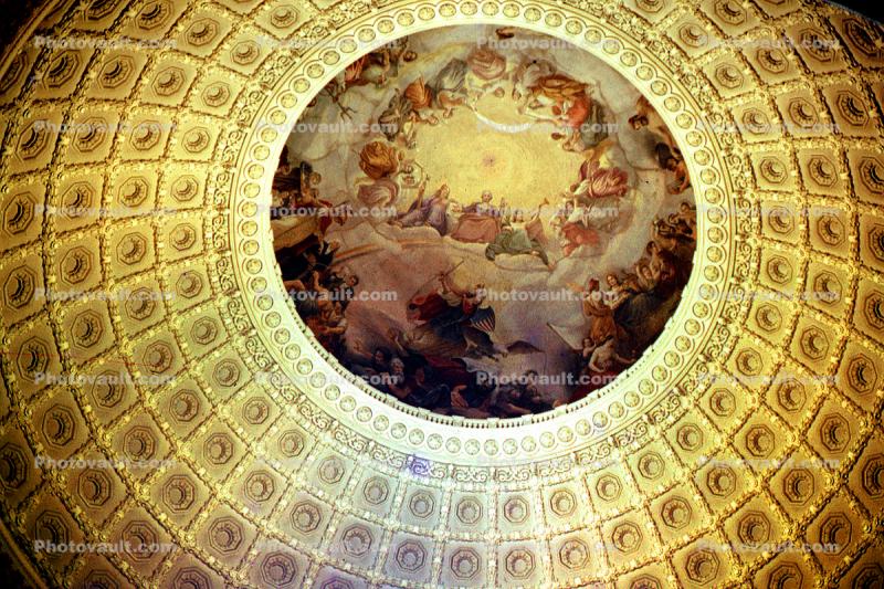 Capitol Dome Rotunda, Round, Circular, Circle