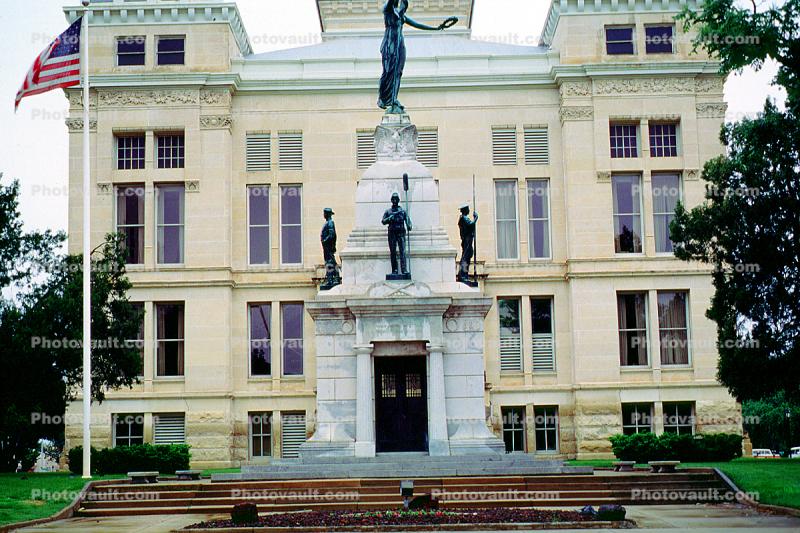 United States Court House, government building, statue