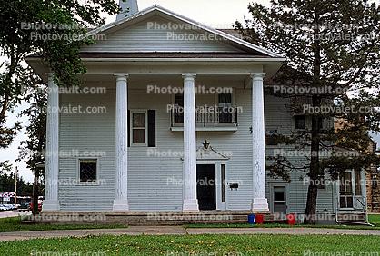 house, Porch, Columns, Building, residency, Saint Mary's