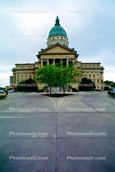 Kansas State Capitol, building, dome