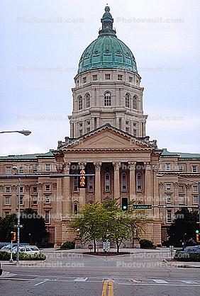 Kansas State Capitol, building, dome, Topeka