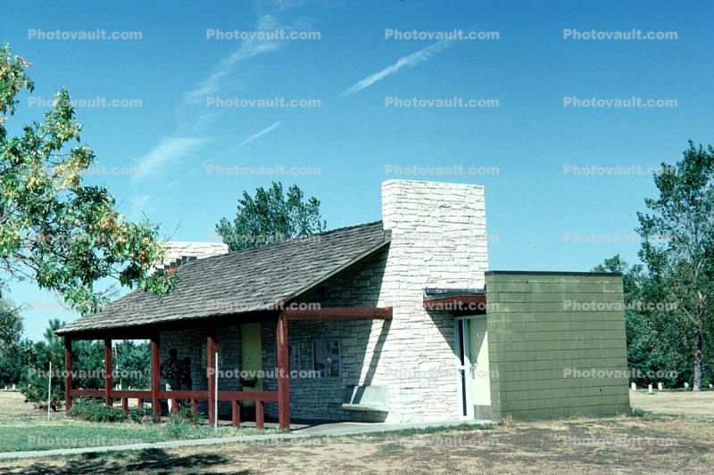cabin, house, home, building, chimney, Interstate Rest Stop