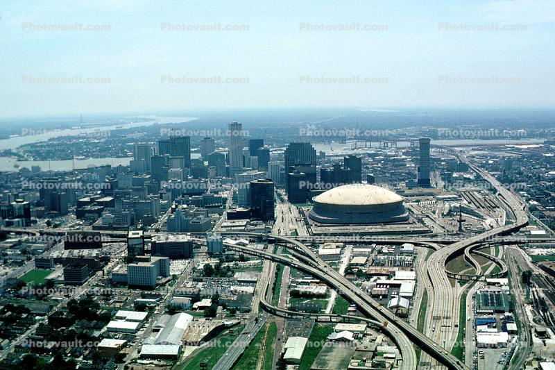 Super Dome, Superdome, Downtown, Skyline, Cityscape