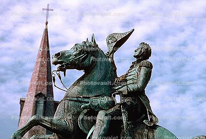 Jackson Square, Horse Statue, French Quarter