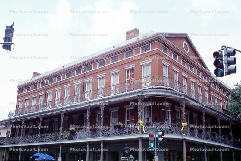Balcony, Guardrail, Building, the French Quarter