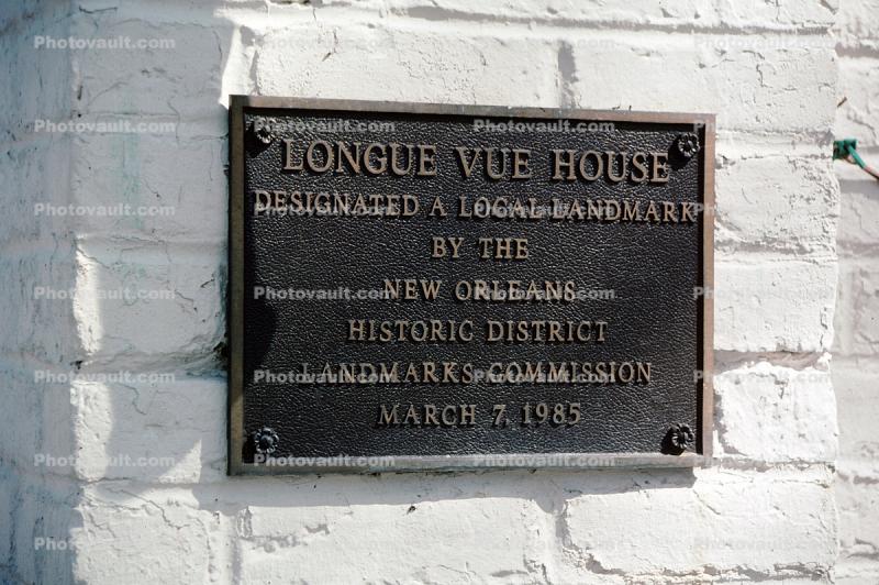 Longue Vue House, landmark, bronze