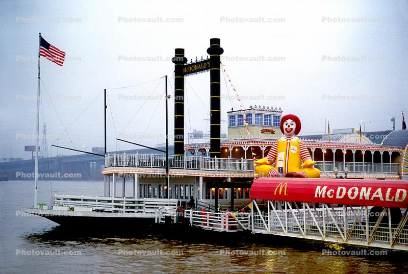 Ray A Krok, paddle wheel steamboat on the Mississippi River