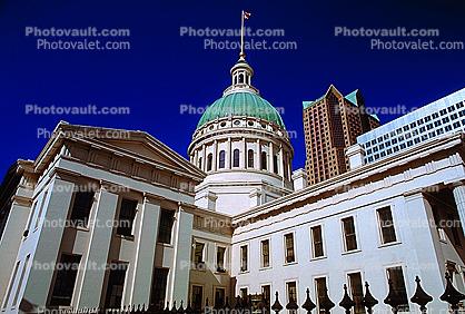 Dome, Saint Louis Historical Old Courthouse, Buildings, Downtown, Exterior, Outdoors, Outside, landmark