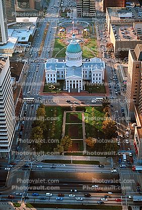 Saint Louis Old Courthouse, Dome, Downtown, Outdoors, Outside, Exterior