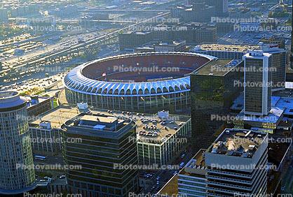 Busch Stadium, Cityscape, Buildings, Downtown, Outdoors, Outside, Exterior