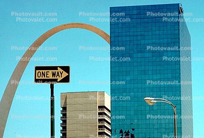 One Way, The Gateway Arch, 1972, 1970s